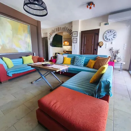 Holiday home Modern Seaside Maisonette 130 M2 Oikia Litsas Paliouria Larissas Kokkino Nero